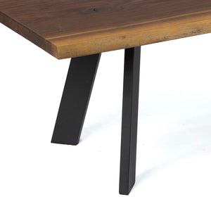 SS900 Angled Coffee Table Legs 41cm H, Black Powder Coated, Set/4