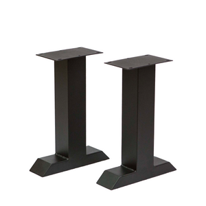 SS800 T-Shaped Bench legs, 1 Pair, Black Powder Coated, 41cm x 20cm